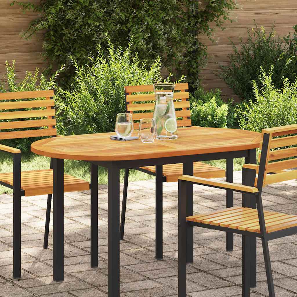 Tischplatte Öl-Natur 120 x 70 x 2 cm Massivholz Akazie