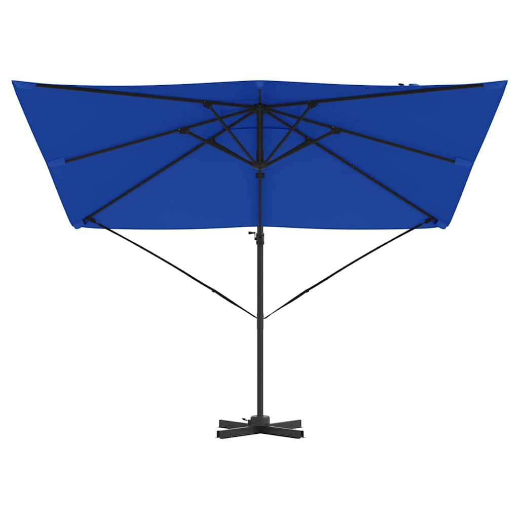 Roma Parasol Blau 286 x 284 x 265 cm Aluminium und Polyester