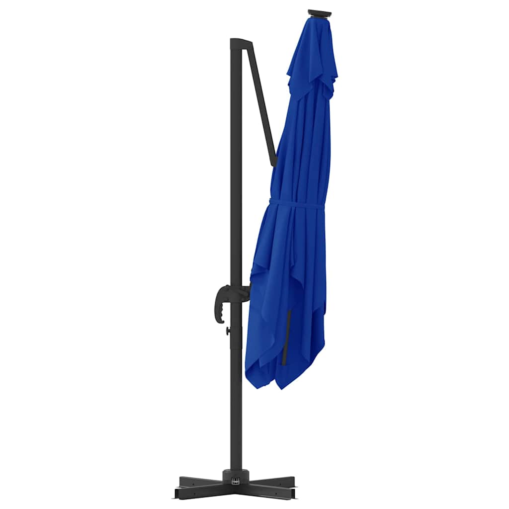 Roma Parasol Blau 286 x 284 x 265 cm Aluminium und Polyester