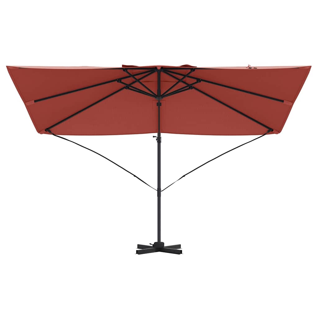Sonnenschirm Terrakotta 351 x 250 x 260 cm