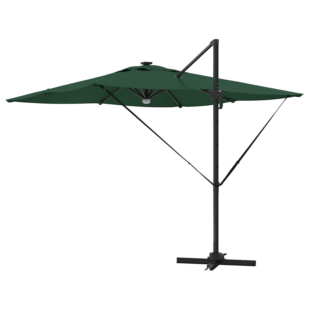 Roma Parasol Grün 286 x 284 x 270 cm Aluminium und Polyester