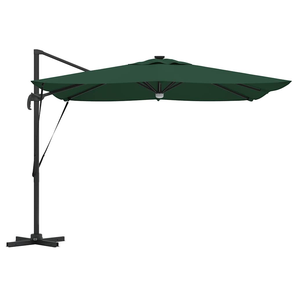 Roma Parasol Grün 286 x 284 x 270 cm Aluminium und Polyester