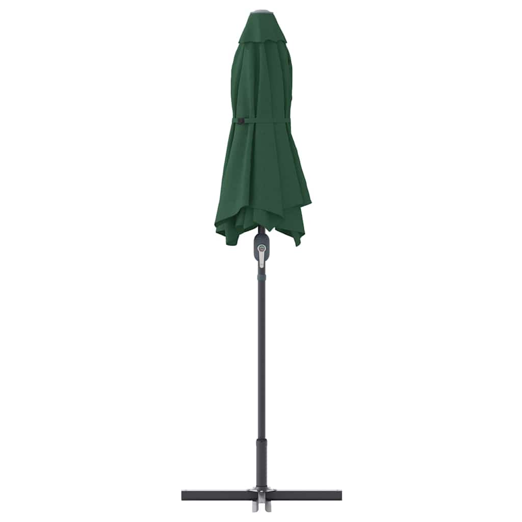 Garten-Sonnenschirm Grün 370 x 197 x 239 cm