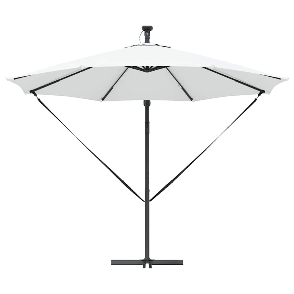 Sonnenschirm Sand 294 x 294 x 248 cm Polyester und Aluminium