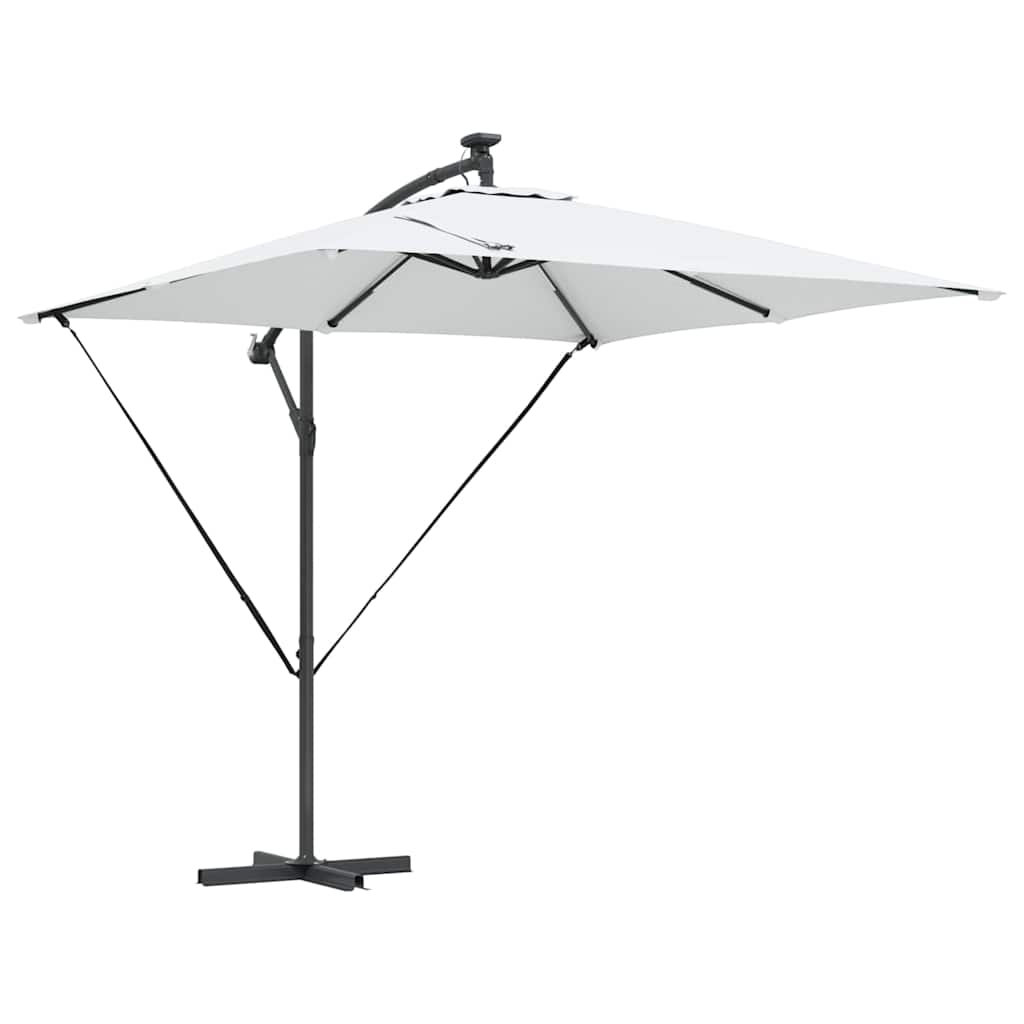 Sonnenschirm Sand 249 x 249 x 250 cm Polyester und Aluminium
