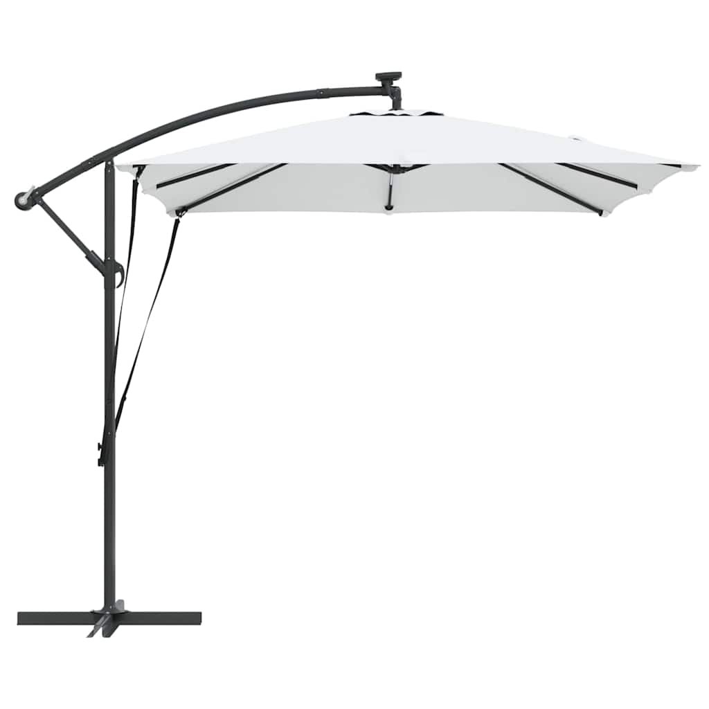 Sonnenschirm Sand 249 x 249 x 250 cm Polyester und Aluminium