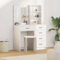 Schminktisch 2 pcs Weiß 50 x 41 x 135 cm Holzwerkstoff