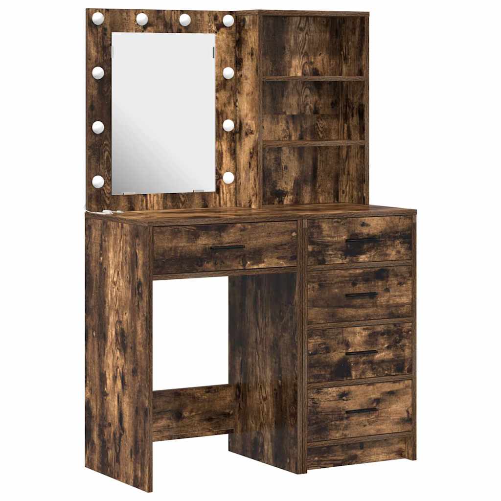 Schminktisch 2 pcs Braun 50 x 41 x 135 cm Holzwerkstoff