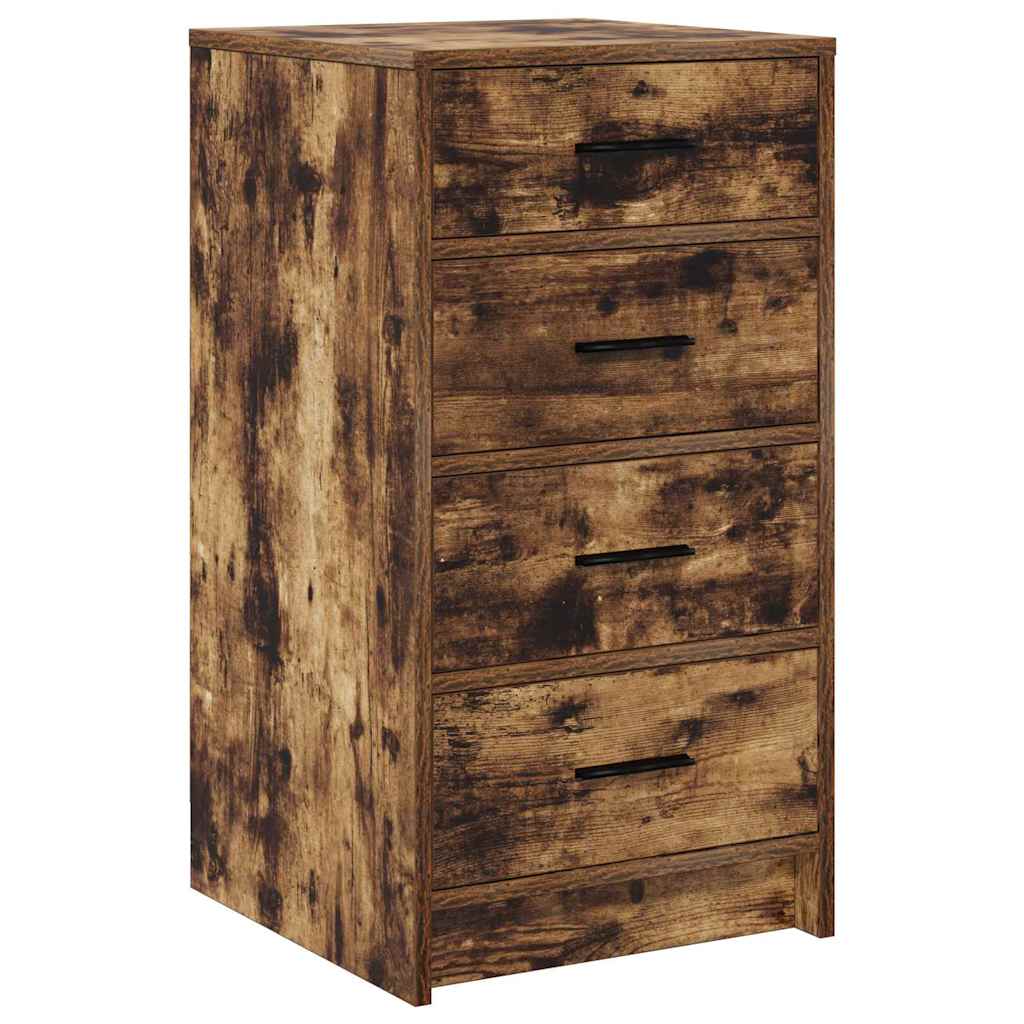 Schminktisch mit Spiegelbeleuchtung 3 pcs Braun Holzwerkstoff
