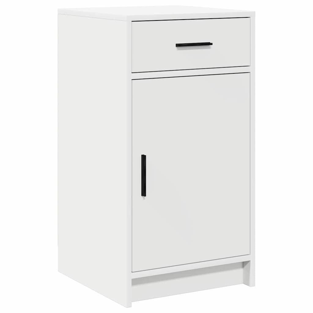 Schminktisch mit Tür 2 pcs Weiß 50 x 41 x 135 cm Holzwerkstoff