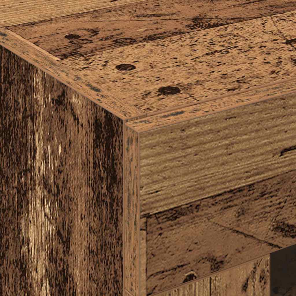 Wandschränke 2 pcs Altholz 69,5 x 34 x 90 cm Holzwerkstoff