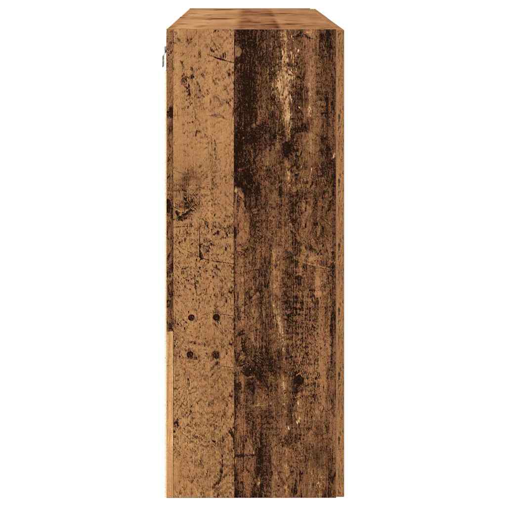Wandschränke 2 pcs Altholz 69,5 x 34 x 90 cm Holzwerkstoff