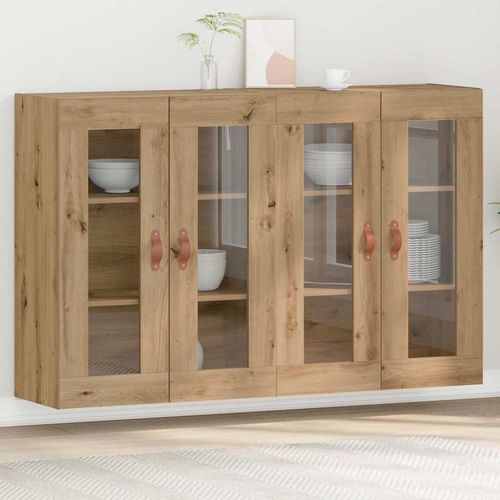Wandschränke 2 pcs Artisan-Eiche 69,5 x 34 x 90 cm