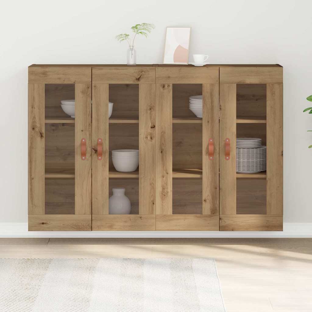Wandschränke 2 pcs Artisan-Eiche 69,5 x 34 x 90 cm