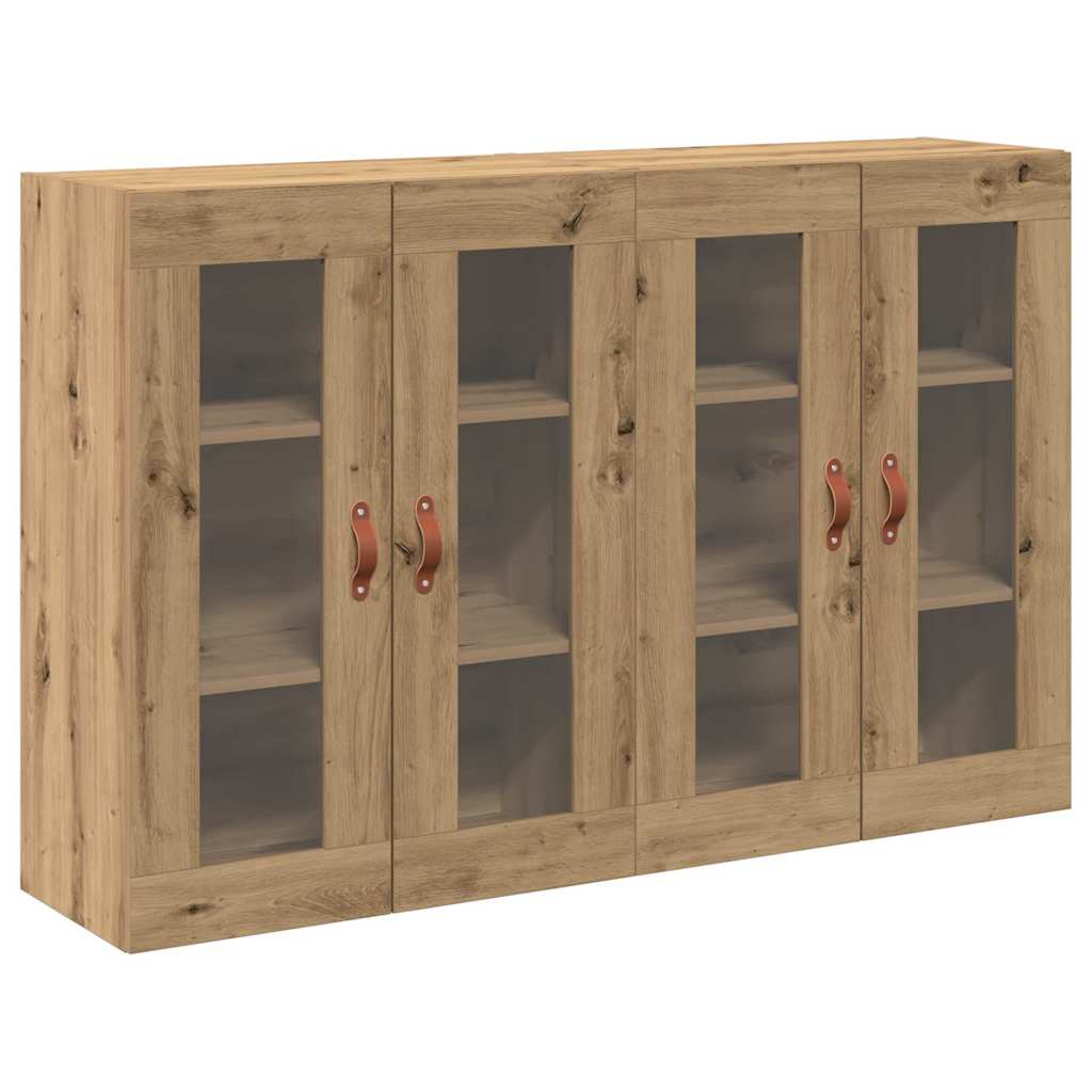 Wandschränke 2 pcs Artisan-Eiche 69,5 x 34 x 90 cm