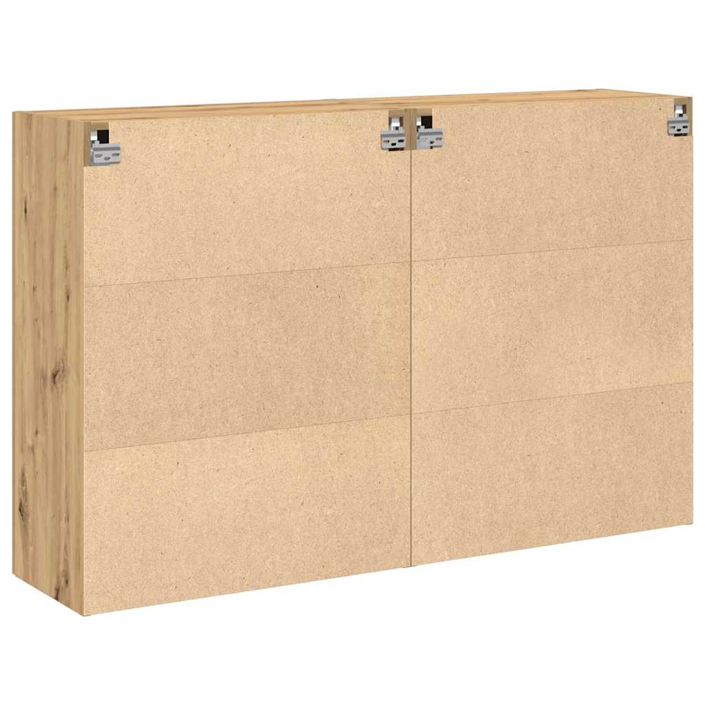 Wandschränke 2 pcs Artisan-Eiche 69,5 x 34 x 90 cm