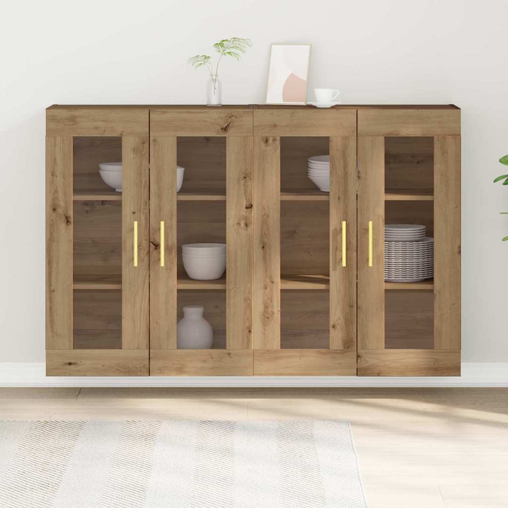Wandschränke 2 pcs Artisan-Eiche 69,5 x 34 x 90 cm