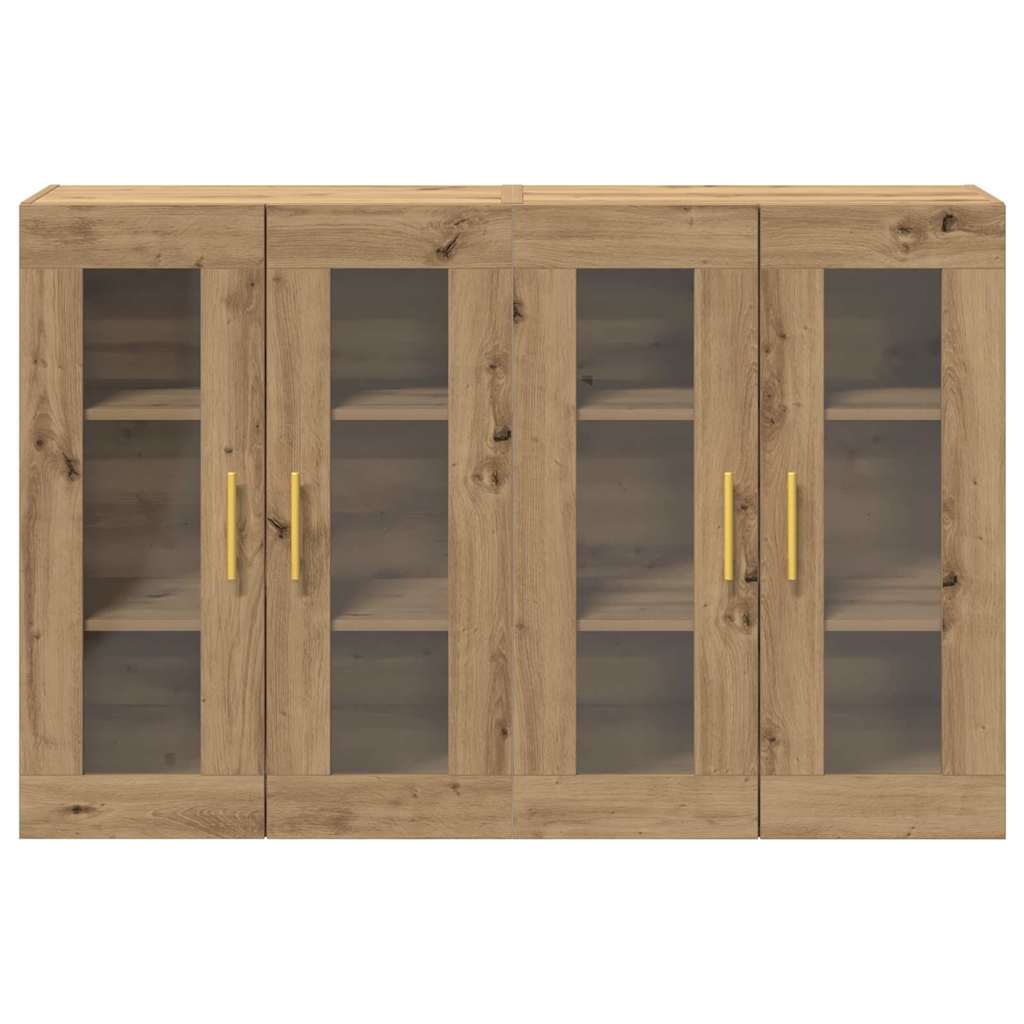 Wandschränke 2 pcs Artisan-Eiche 69,5 x 34 x 90 cm