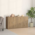 Sideboard 2 pcs Artisan-Eiche 79 x 38 x 80 cm Holzwerkstoff