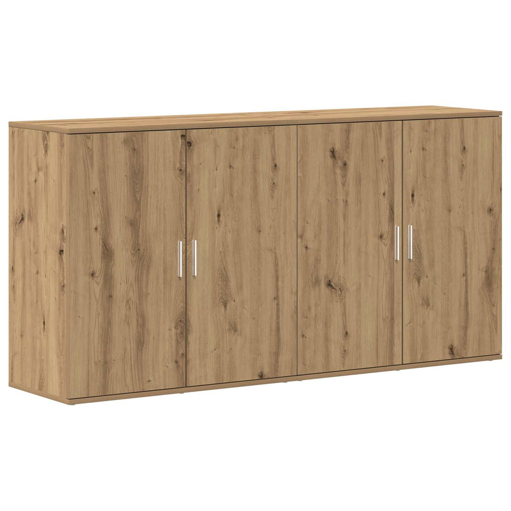 Sideboard 2 pcs Artisan-Eiche 79 x 38 x 80 cm Holzwerkstoff