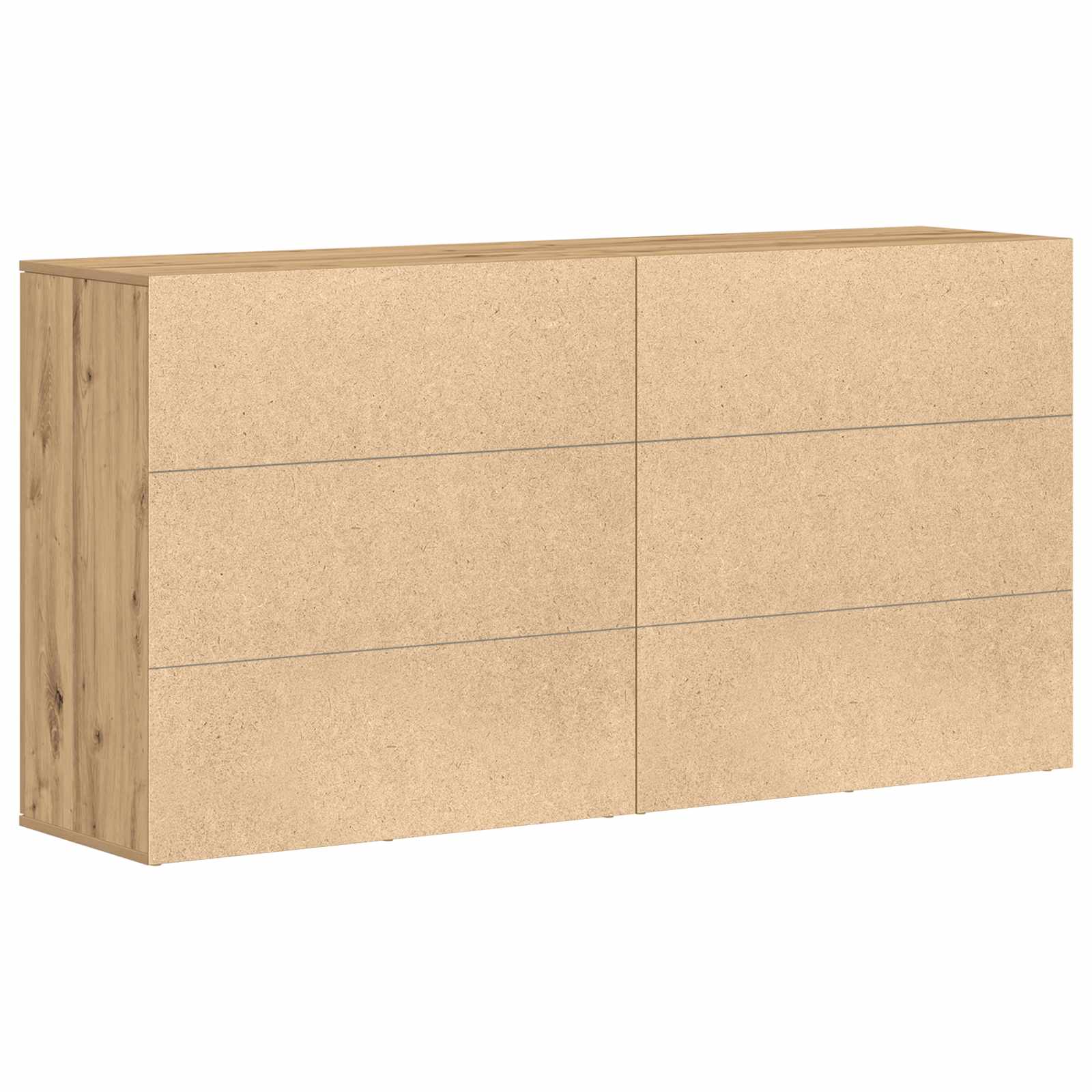Sideboard 2 pcs Artisan-Eiche 79 x 38 x 80 cm Holzwerkstoff