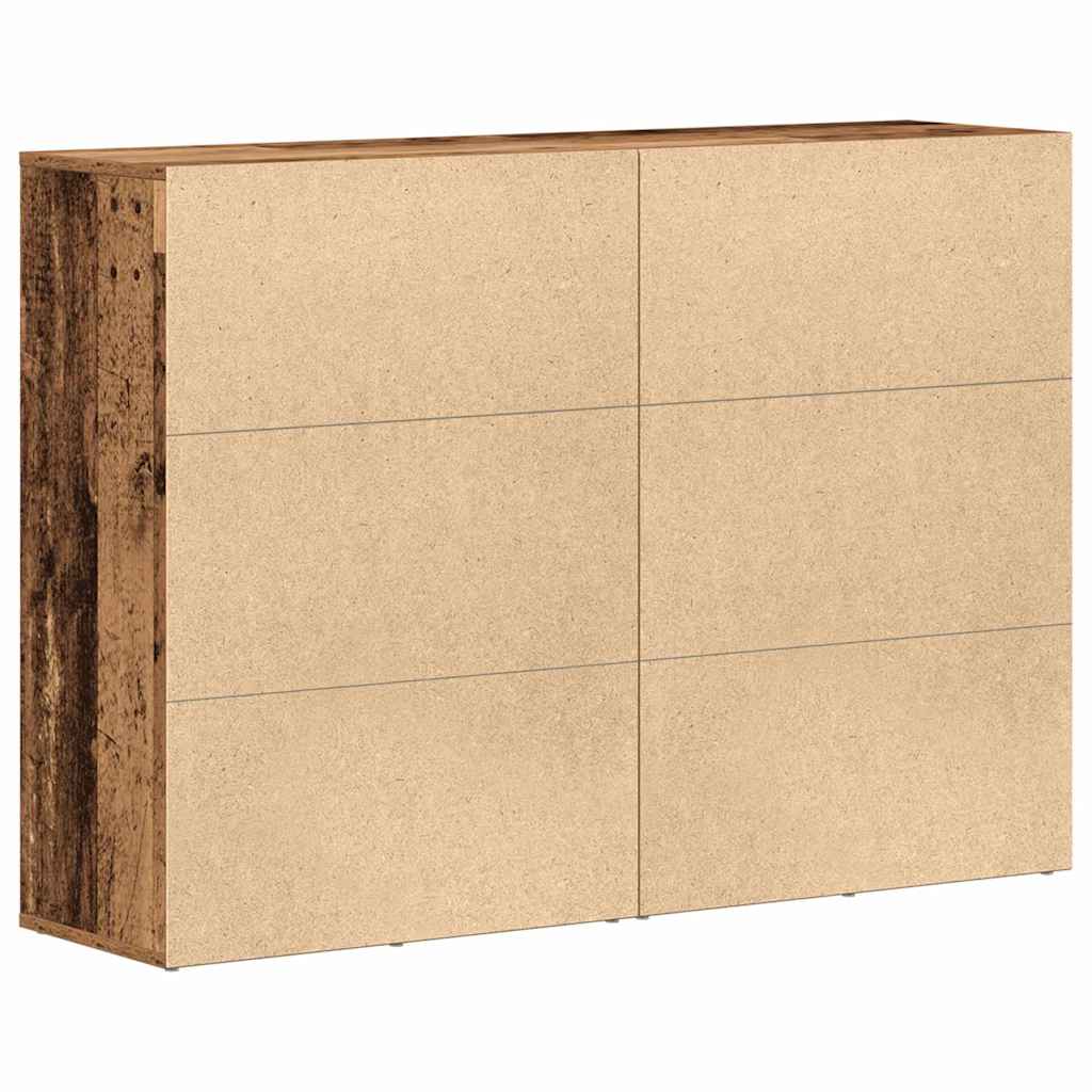Sideboard 2 pcs Altholz 60 x 31 x 84 cm Holzwerkstoff