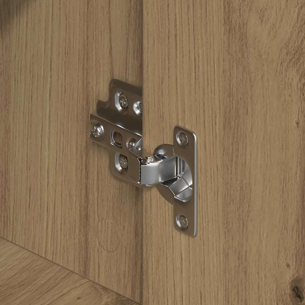 Sideboard 2 pcs Artisan-Eiche 60 x 31 x 84 cm Holzwerkstoff