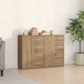Sideboard 2 pcs Artisan-Eiche 60 x 31 x 84 cm Holzwerkstoff