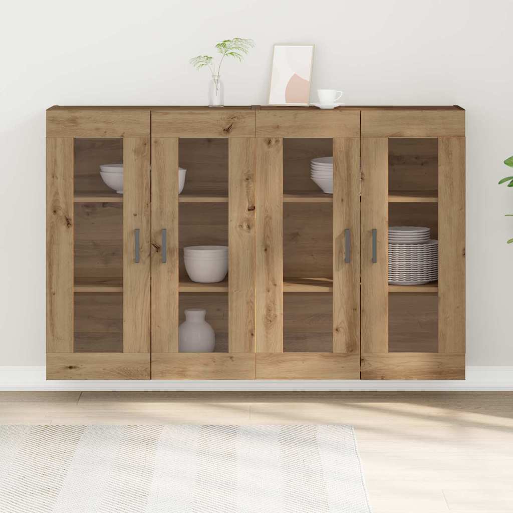 Wandschränke 2 pcs Artisan-Eiche 69,5 x 34 x 90 cm