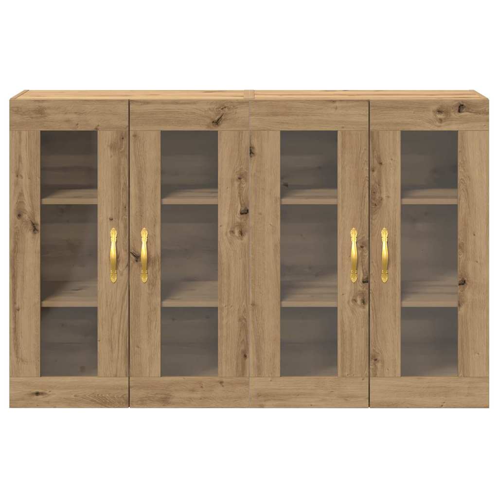 Wandschränke 2 pcs Artisan-Eiche 69,5 x 34 x 90 cm