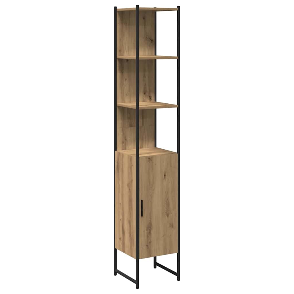 Badezimmer Waschbeckenmöbel mit Regal 3 pcs Braun Holzwerkstoff