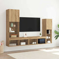 TV-Schränk 4 pcs Artisan-Eiche Holzwerkstoff