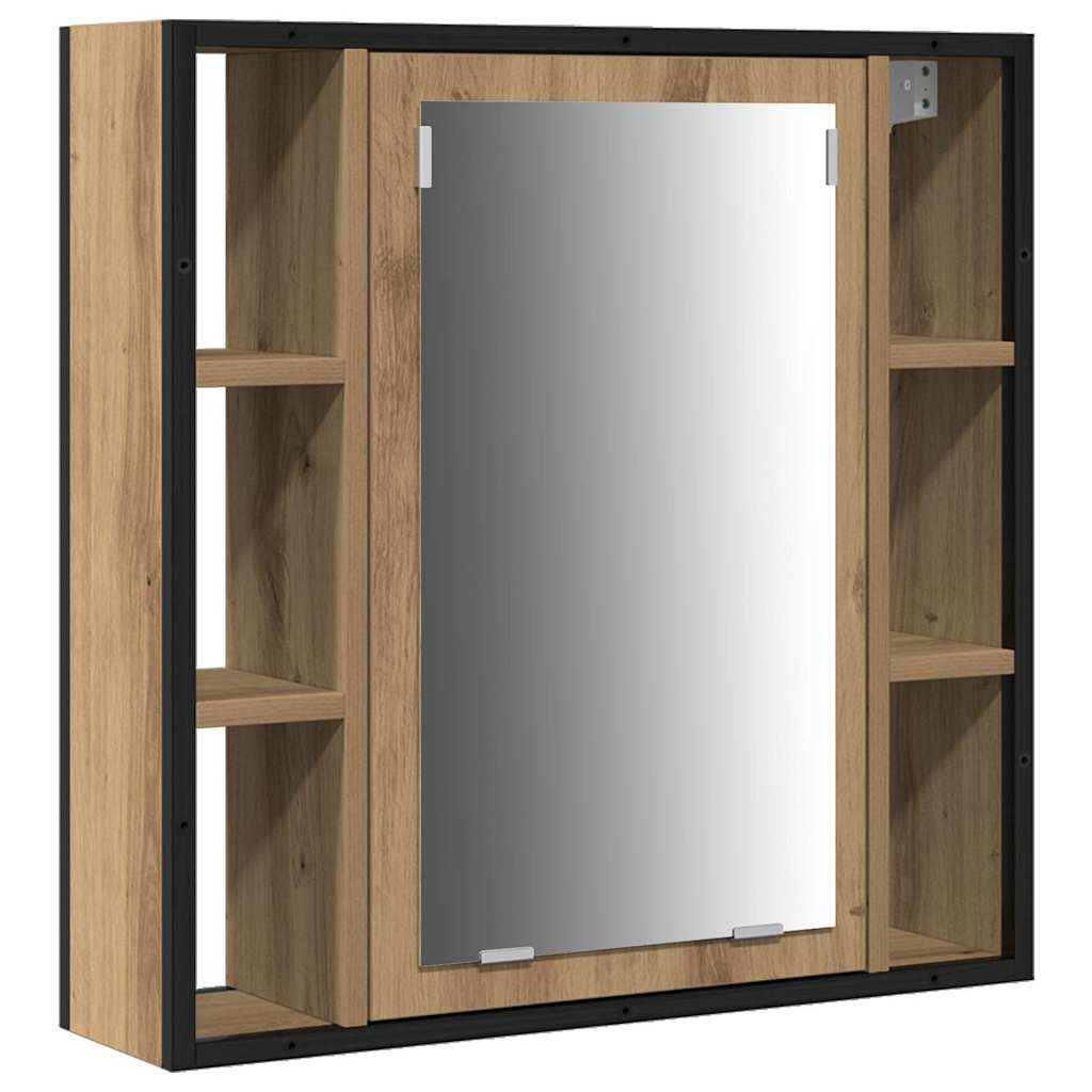 Badezimmer Waschbeckenmöbel mit Regal 3 pcs Braun Holzwerkstoff