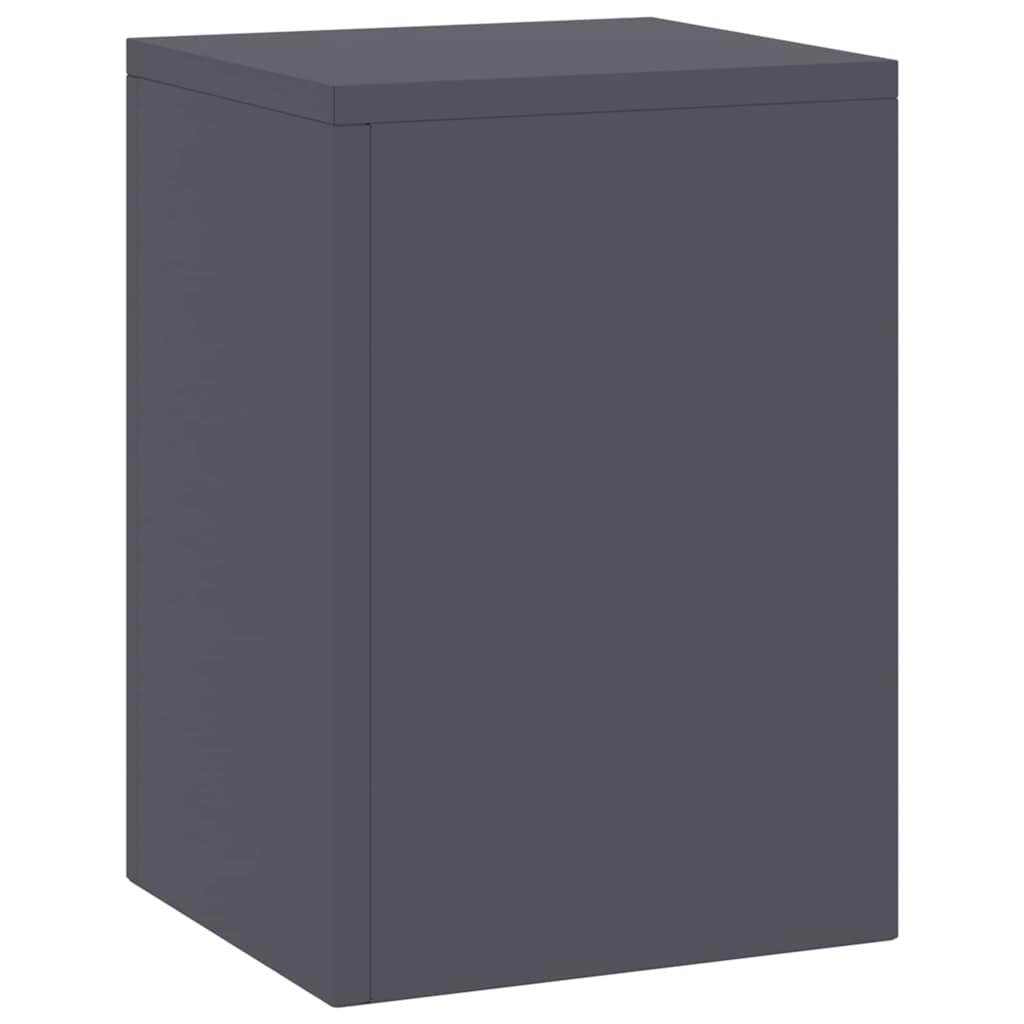 Pflanzenständer 2 pcs Anthrazit 24 x 24 x 35 cm Stahl
