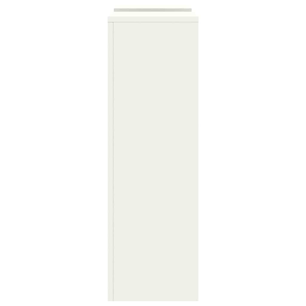 Pflanzenständer 2 pcs Weiß 24 x 24 x 75 cm Stahl
