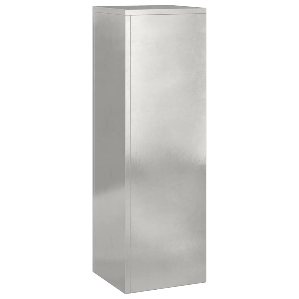 Pflanzenständer 2 pcs Silber 24 x 24 x 75 cm Edelstahl