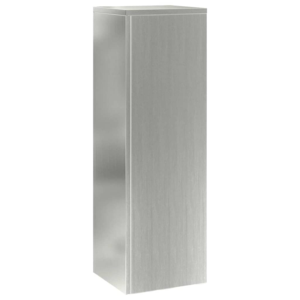 Pflanzenständer 2 pcs Silber 24 x 24 x 75 cm Verzinkter Stahl