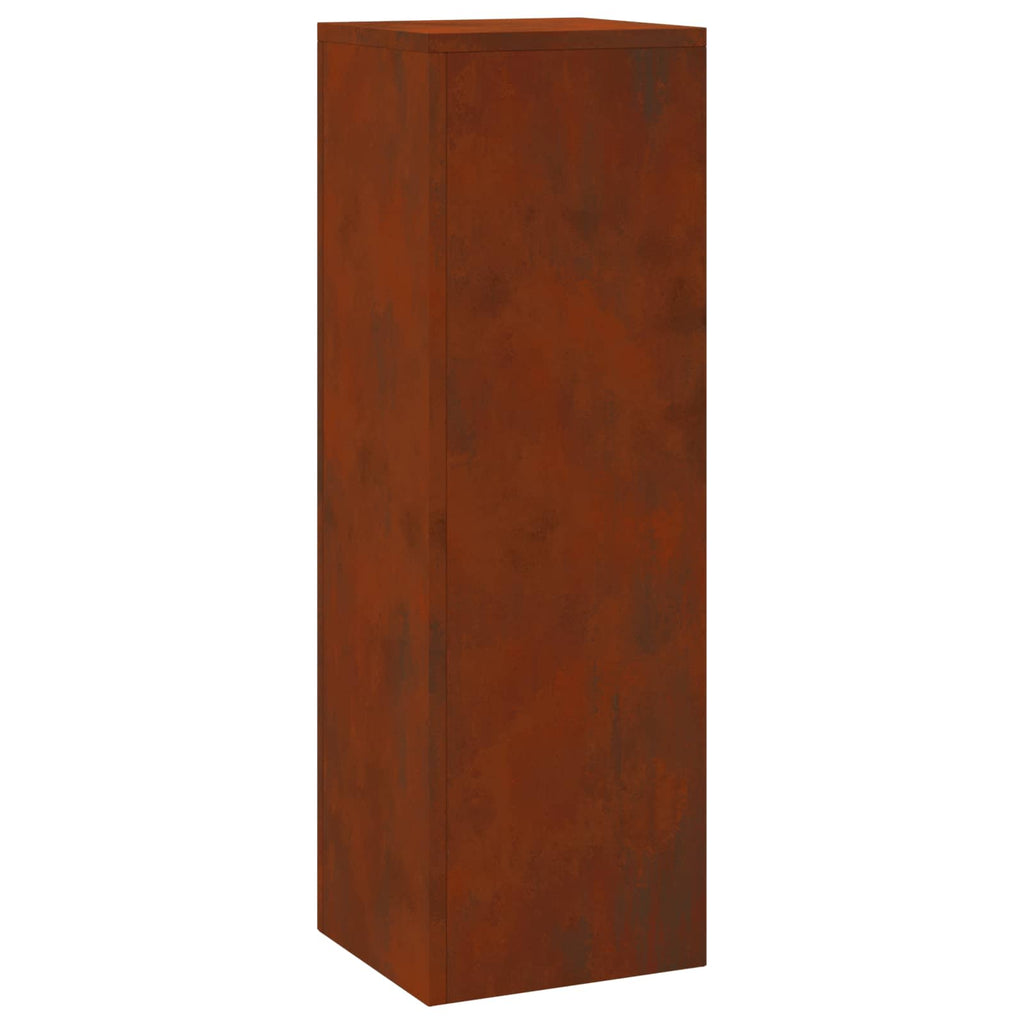 Pflanzenständer 2 pcs Rostig 24 x 24 x 75 cm Wetterfeststahl