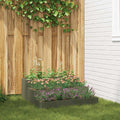 Garten-Pflanzgefäß Olive Grün 90 x 90 x 35 cm
