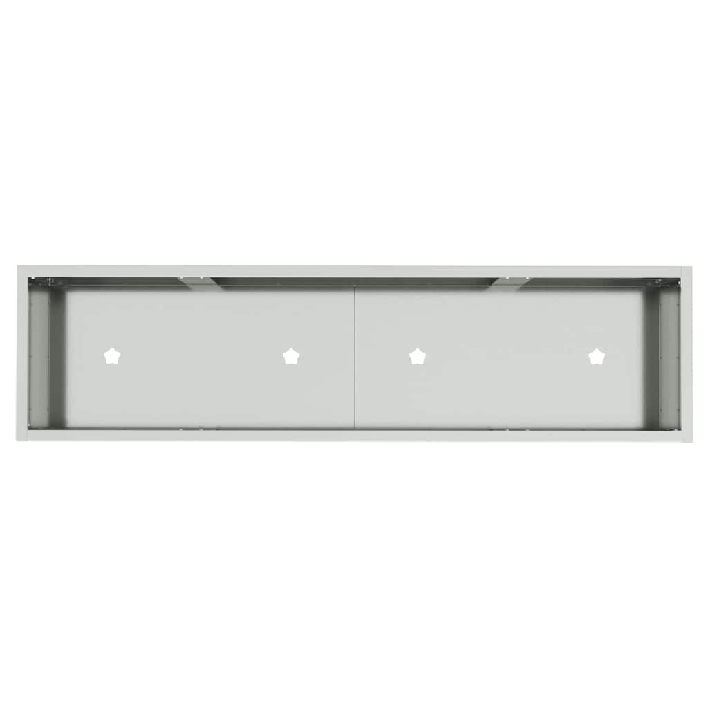 Hochbeet Gartenpflanzer Silber 100 x 26 x 82 cm