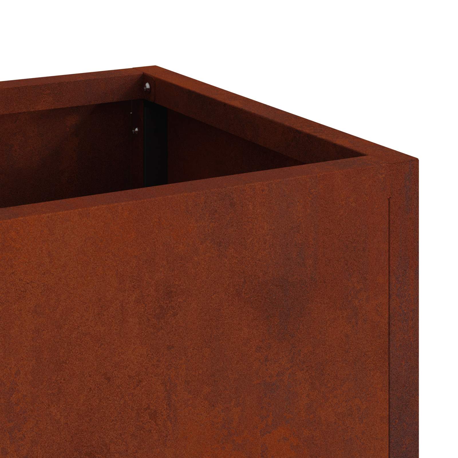 Hochbeet Gartenpflanzer Rostig 100 x 26 x 82 cm Wetterfeststahl