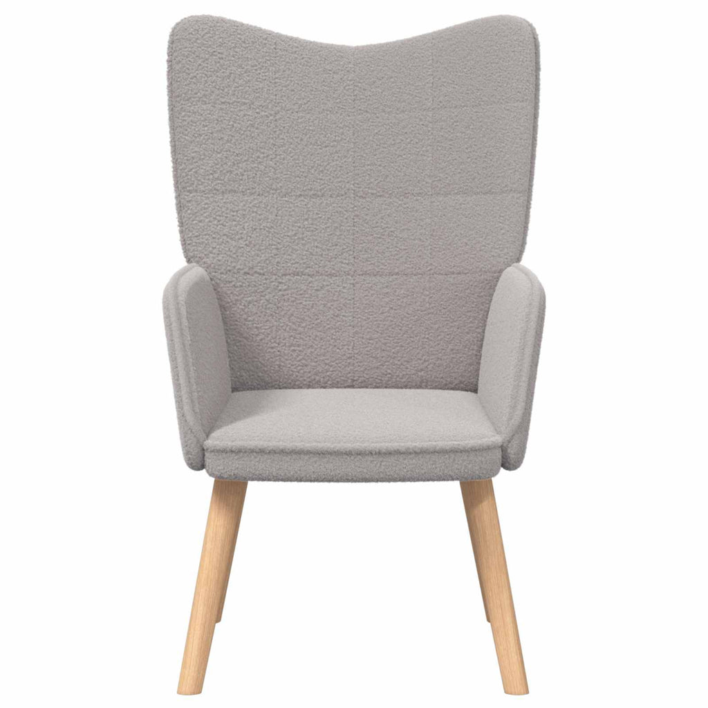 Sessel Hellgrau 62 x 67 x 95,5 cm Sherpa-Stoff