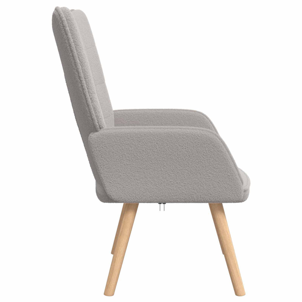 Sessel Hellgrau 62 x 67 x 95,5 cm Sherpa-Stoff