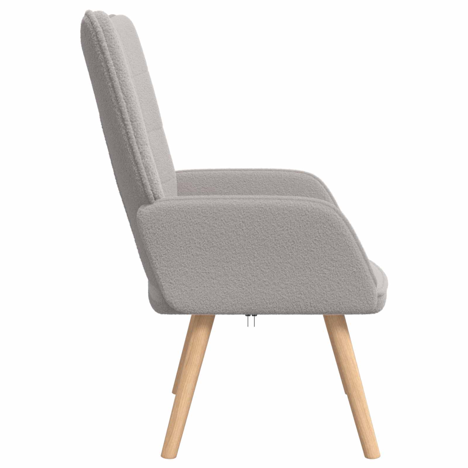 Sessel Hellgrau 62 x 67 x 95,5 cm Sherpa-Stoff
