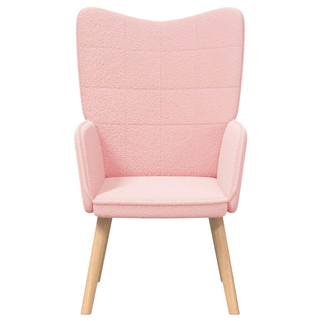 Sessel Rosa 62 x 67 x 95,5 cm Sherpa-Stoff