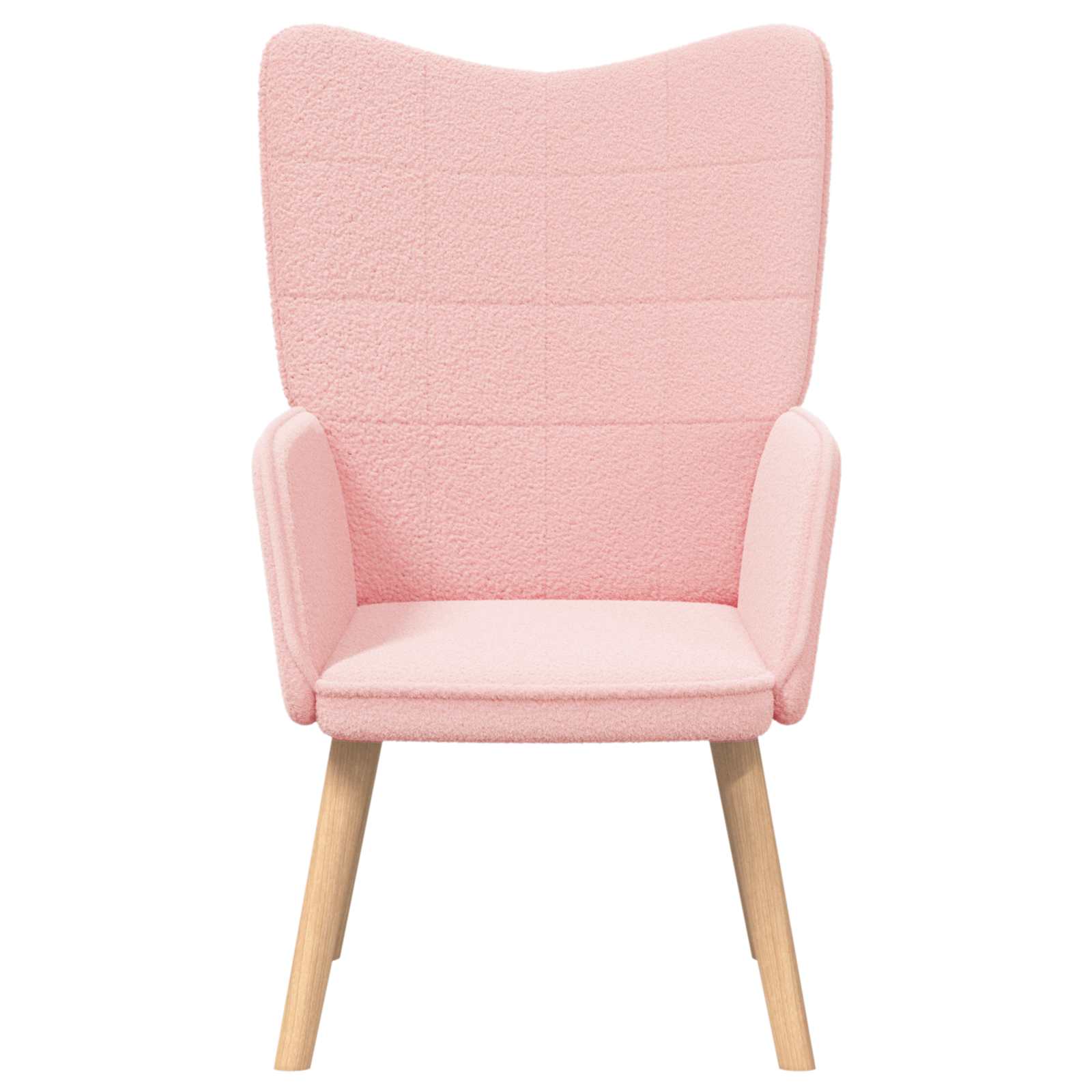 Sessel Rosa 62 x 67 x 95,5 cm Sherpa-Stoff