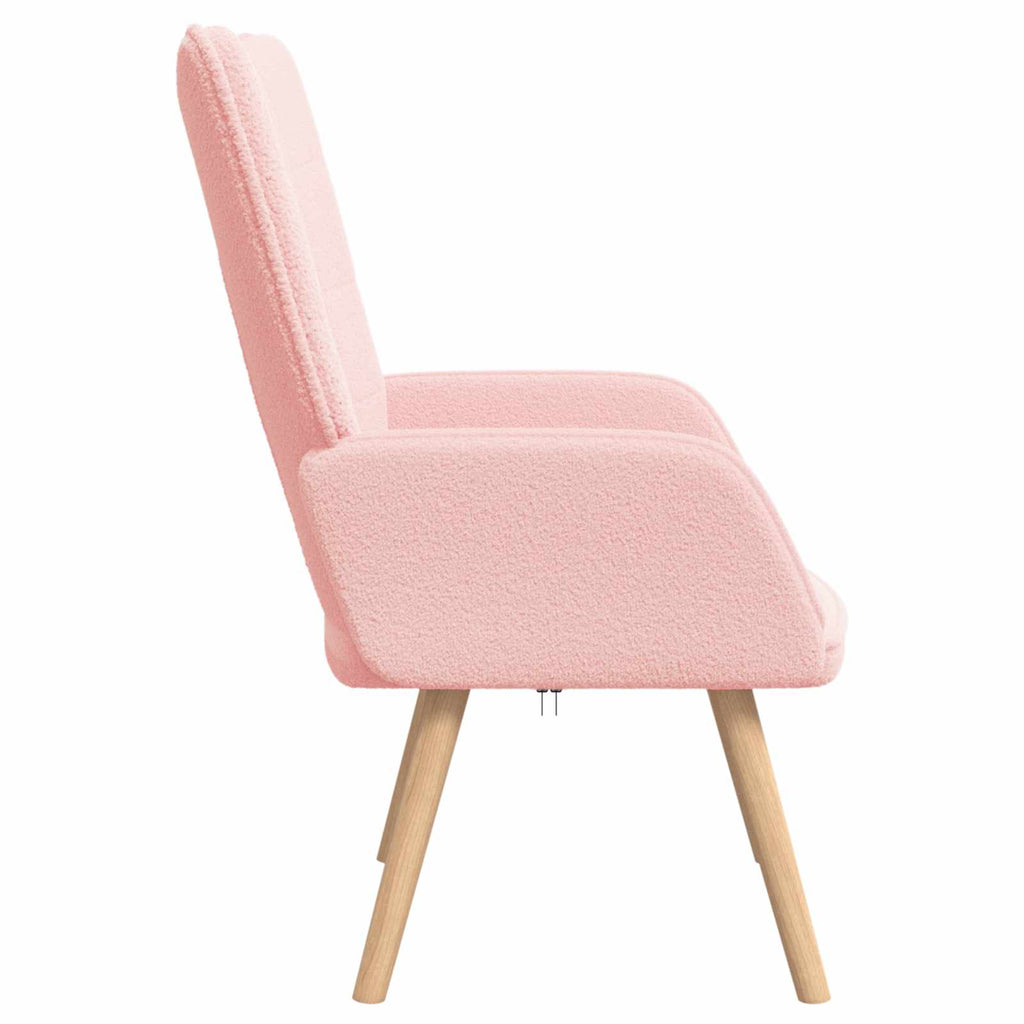 Sessel Rosa 62 x 67 x 95,5 cm Sherpa-Stoff