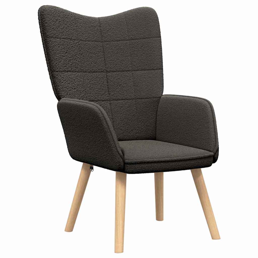 Sessel Dunkelgrau 62 x 67 x 95,5 cm Sherpa-Stoff