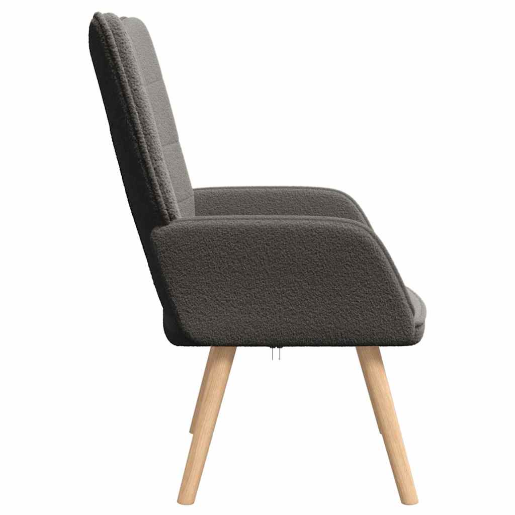 Sessel Dunkelgrau 62 x 67 x 95,5 cm Sherpa-Stoff