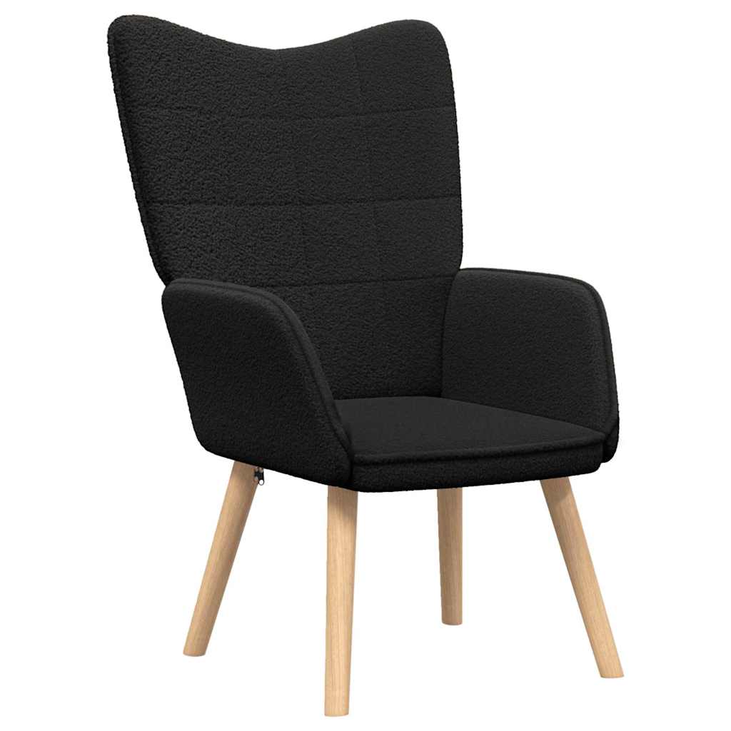 Sessel Schwarz 62 x 67 x 95,5 cm Sherpa-Stoff